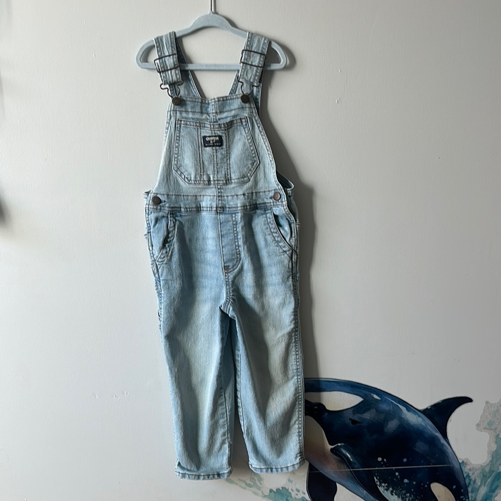 Classic Light Blue Denim Overalls